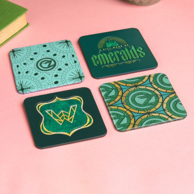 Set 4 Posavasos Wicked